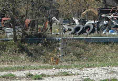 M-37 Dragway - Christmas Tree - Photo From Water Winter Wonderland